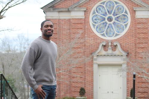 Student athlete delivers sermon at Chapel